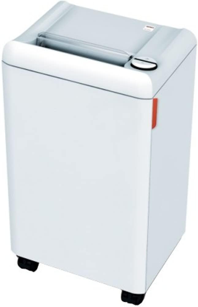 MBM DSH0302L Destroyit 2503 P-4 Cross-Cut Centralized Office Shredder, 3/16" x1 1/2" Strip Width, 24 ft./min Shred Speed, 20 Gal. Shred Volume, 12-14 Sheet Capacity, 10 1/4" Opening, 3/4 Horsepower