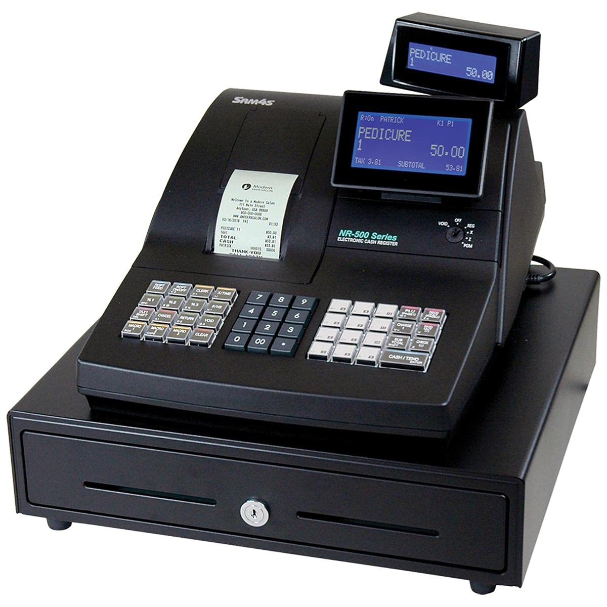 SAM4s NR-510RB Cash Register Traditional Format Commercial Grade ECRs